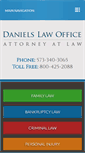 Mobile Screenshot of danielslawoffice.com