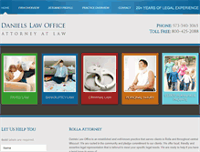 Tablet Screenshot of danielslawoffice.com